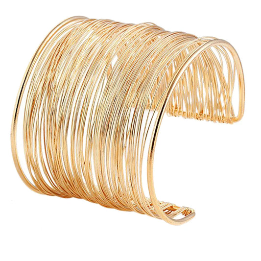 Gold Wire Bracelet
