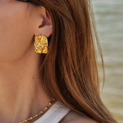 Textured Glow Earrings