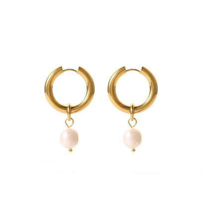 Pearl Pendant Earrings